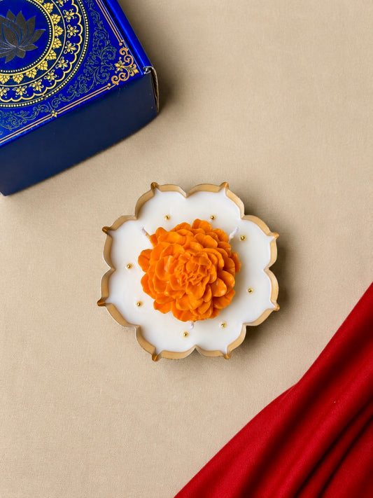 Marigold Urli Candle