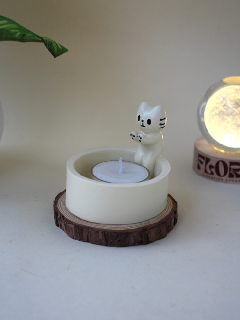 Cat Candle Holder