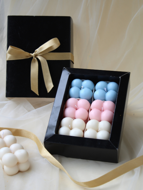 Mini Glow Bubble Candle Set