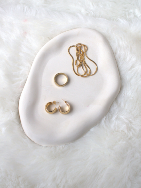 Oval Cloud Trinket Dish