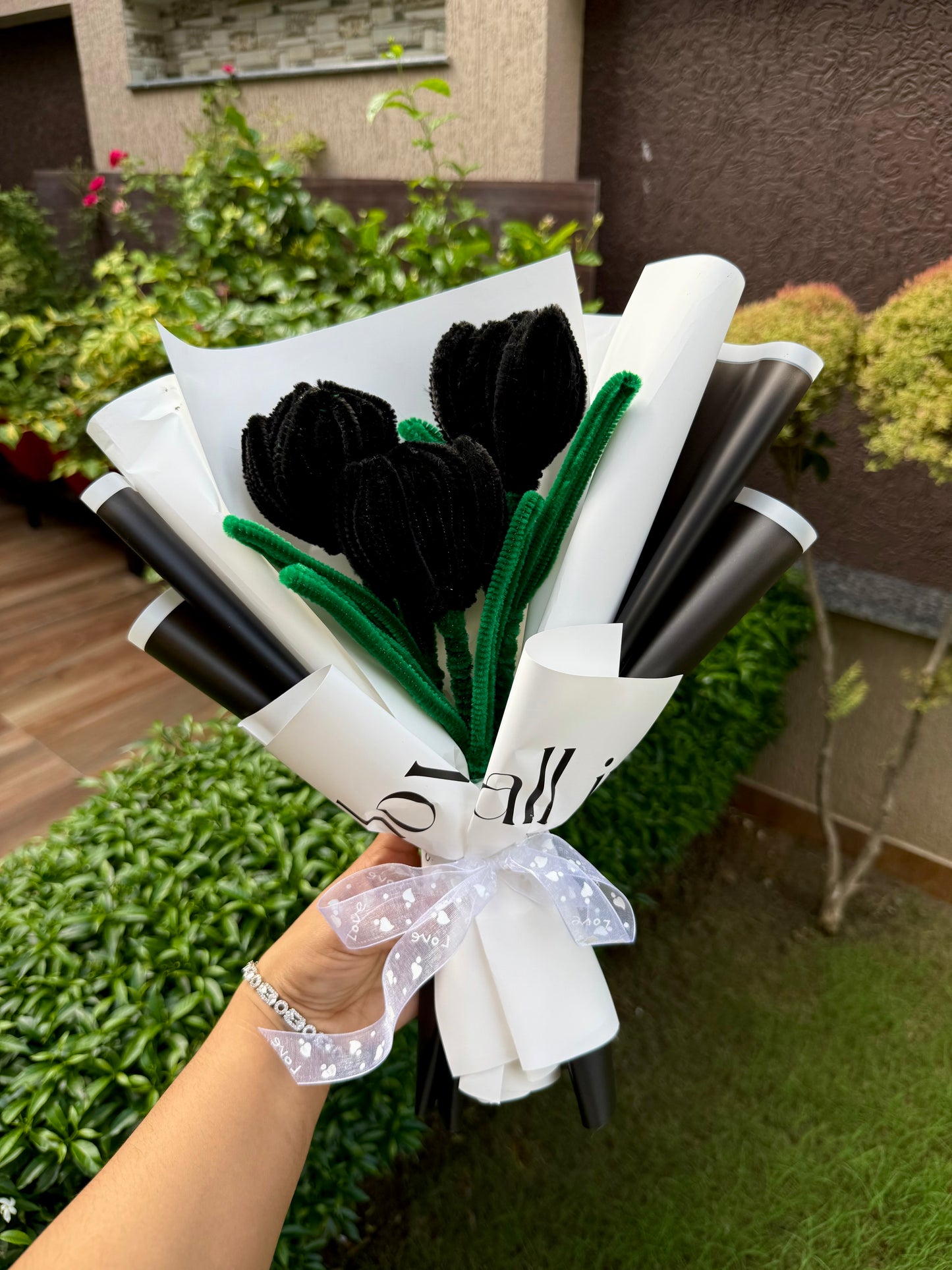 Black Tulip Bouquet