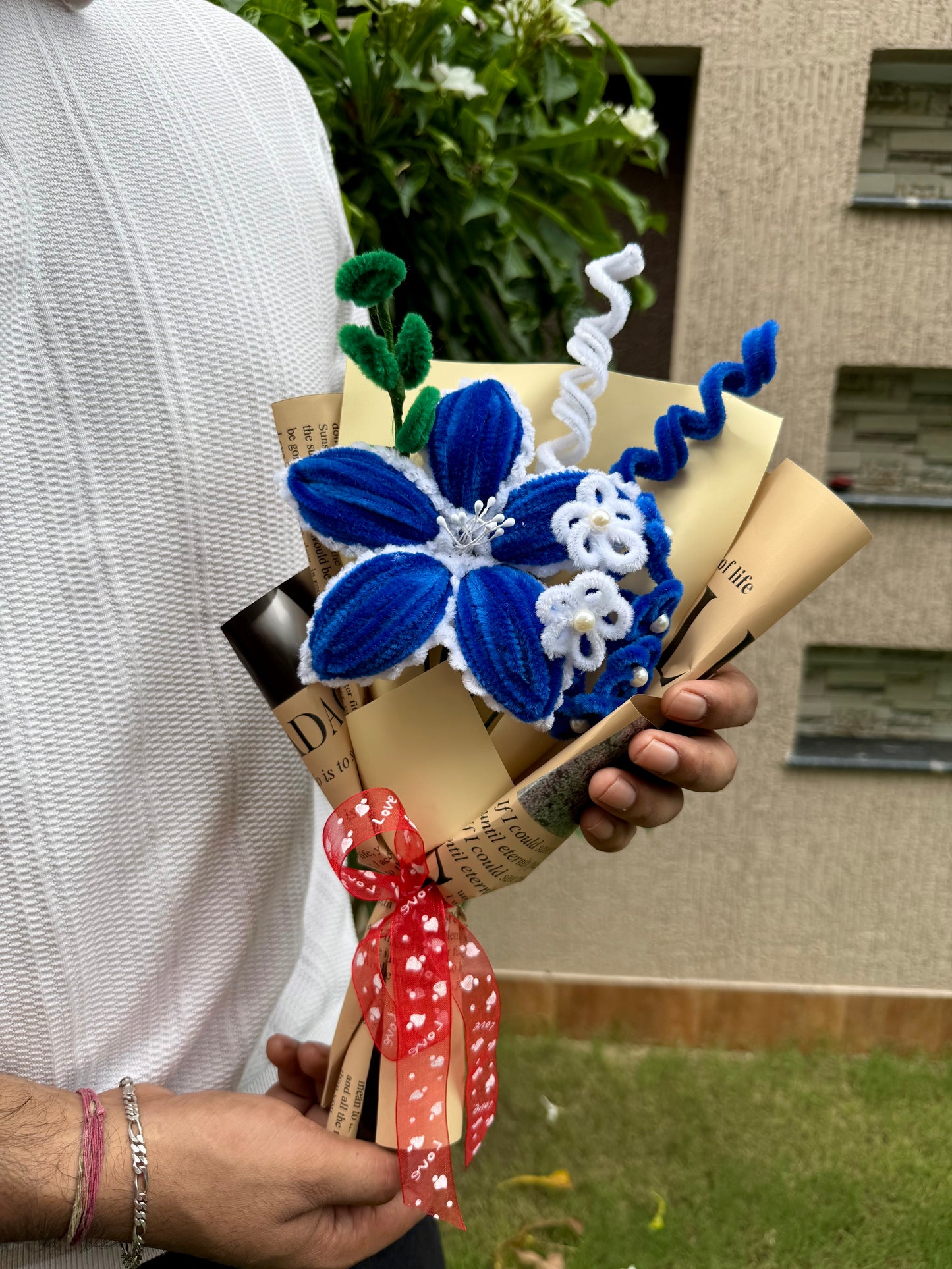 Blue Lily Bouquet