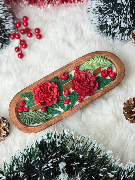 Christmas Garland Candle