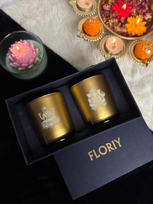Lakshmi Ganesh Candle Gift Set