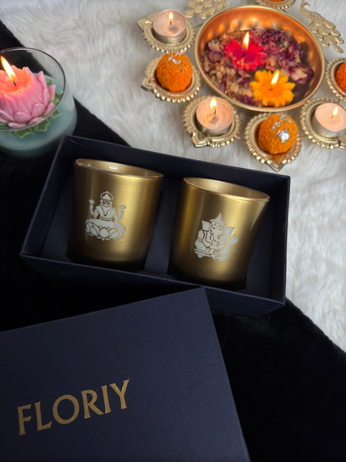 Lakshmi Ganesh Candle Gift Set