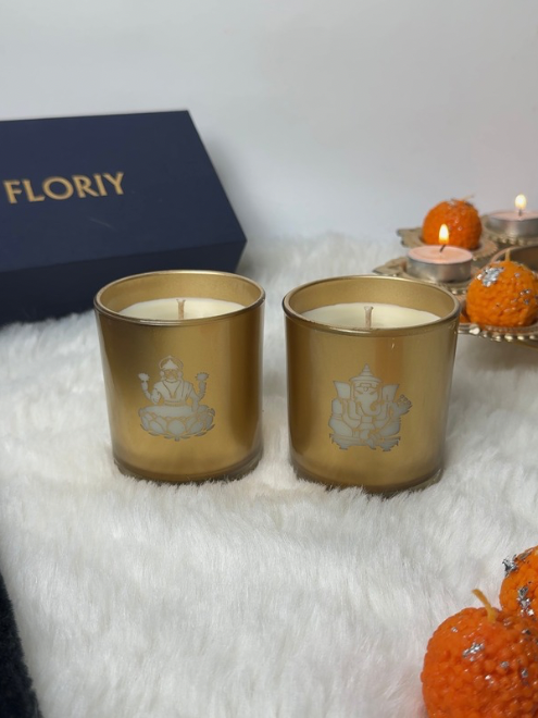 Lakshmi Ganesh Candle Gift Set