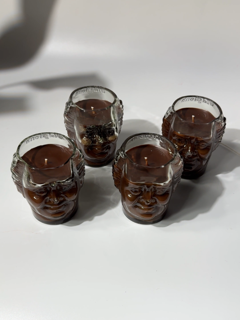 Old Monk Candle (Face Addition)