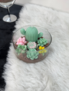 Cactus Garden Candle Bowl