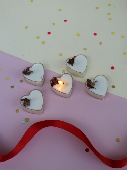 Heart Tealight Candle