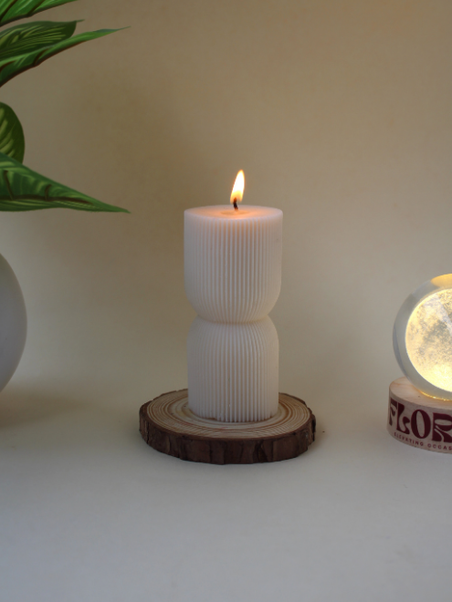 Dual Pillar Candle