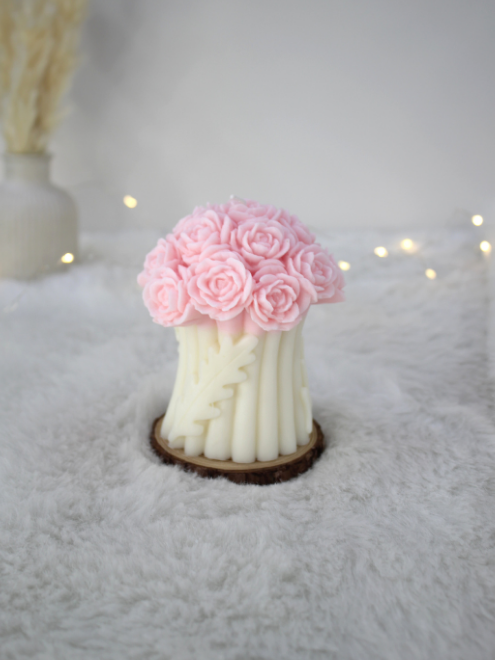 Rose Bouquet Candle