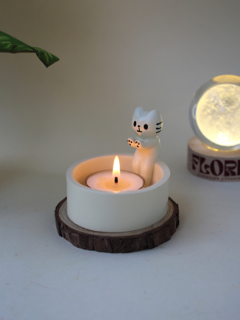 Cat Candle Holder