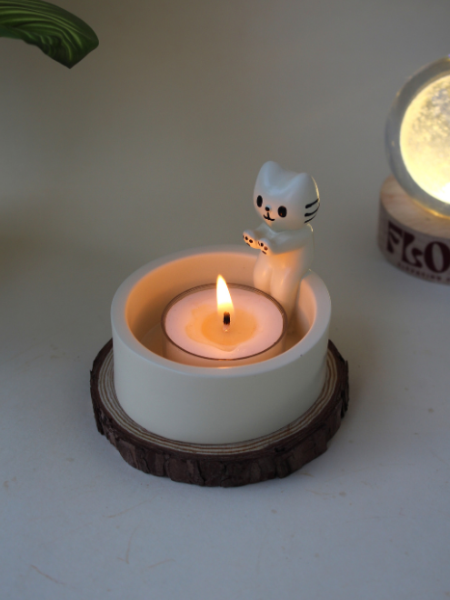 Cat Candle Holder