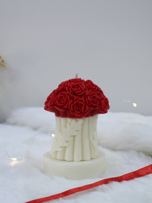 Rose Bouquet Candle