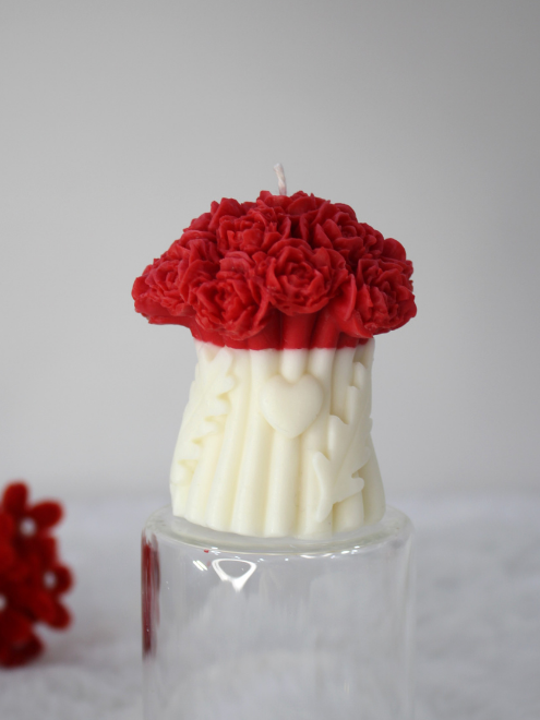 Rose Bouquet Candle