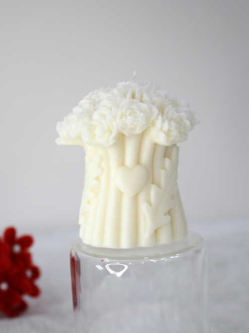 Rose Bouquet Candle