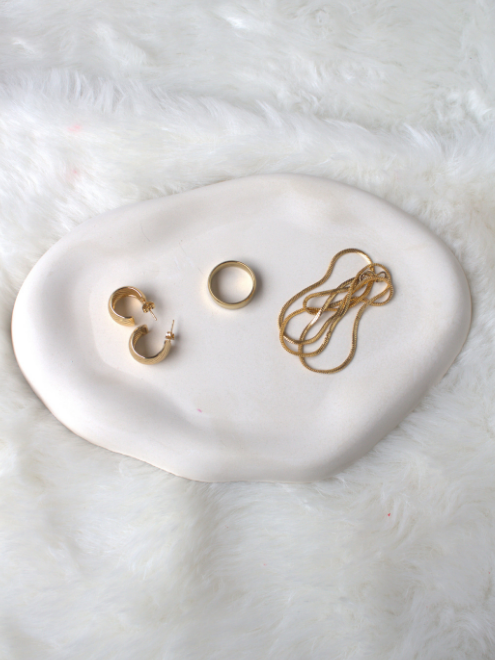 Oval Cloud Trinket Dish