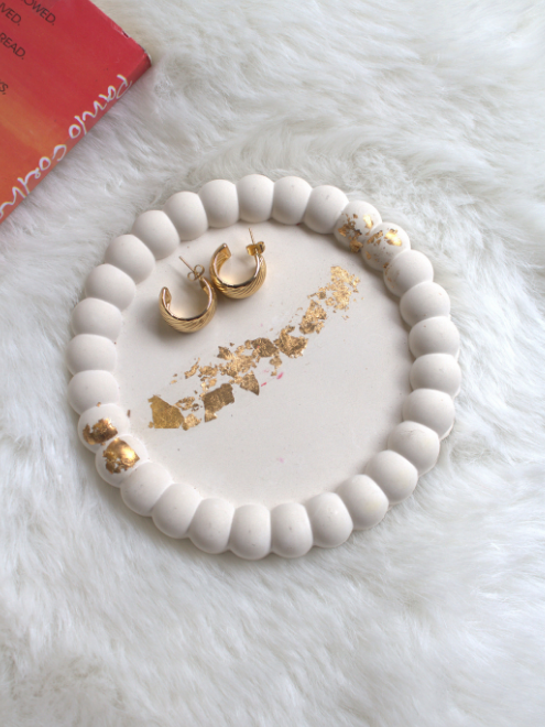 Gold Foil Bubble Tray