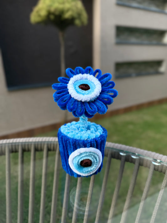 Evil Eye Flower Pot