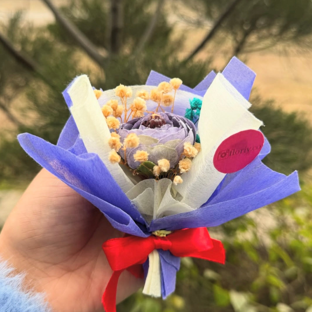 Peony Bloom Mini Bouquet